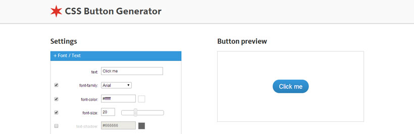 Awesome CSS3 Button Generator