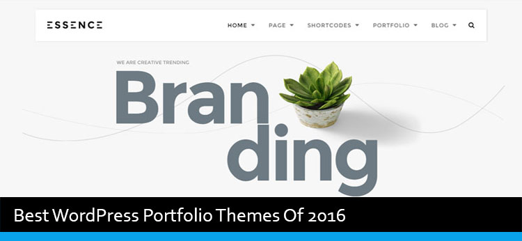 Best WordPress Portfolio Themes Of 2016