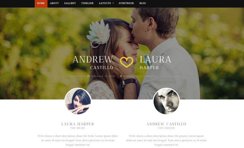 Best WordPress Wedding Themes