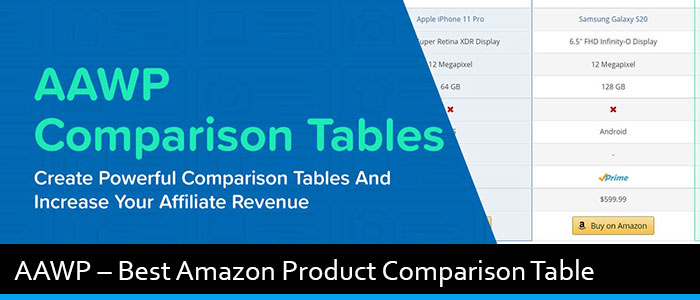 AAWP - Best Amazon Product Comparison Table For WordPress