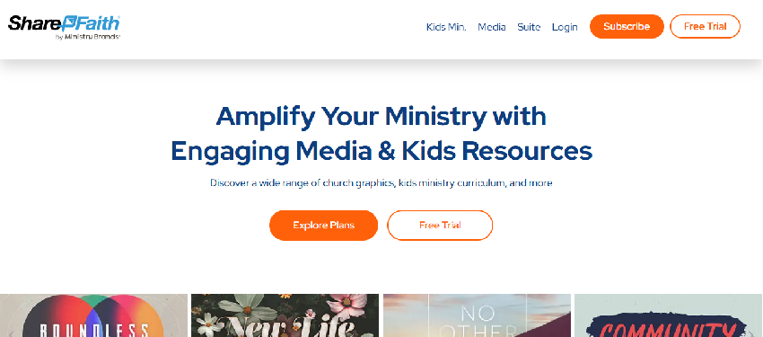 Sharefaith - Best Church Website Builders