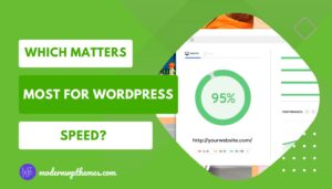 Which Matters Most for WordPress Speed?