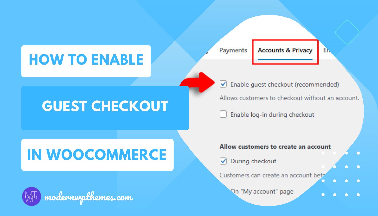 How to Enable Guest Checkout in WooCommerce