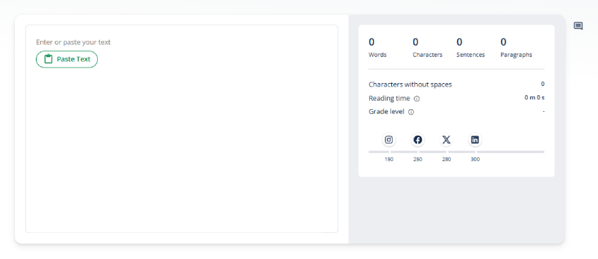 QuillBot Character Counter