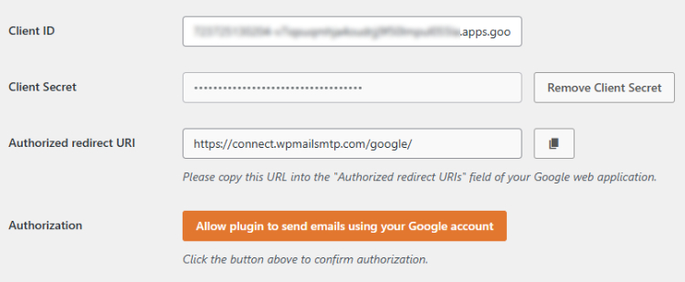 Authorize WP Mail SMTP